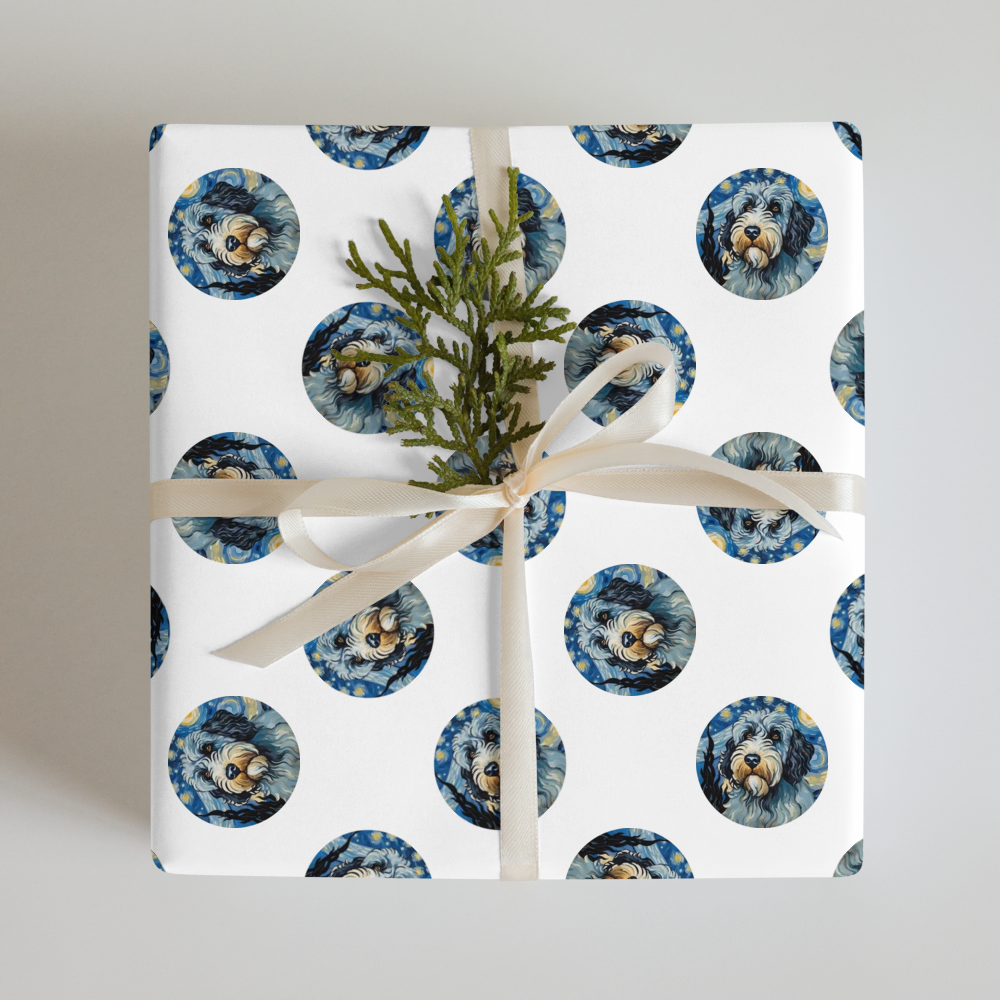 PugMug Custom Portuguese Water Dog Wrapping Paper