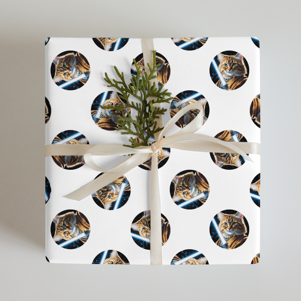 PugMug Custom Tabby Exotic Cat Wrapping Paper