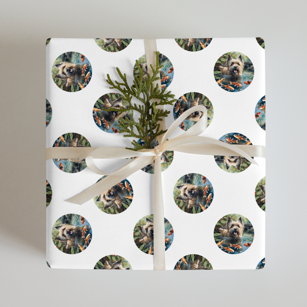 PugMug Custom Cairn Terrier Wrapping Paper