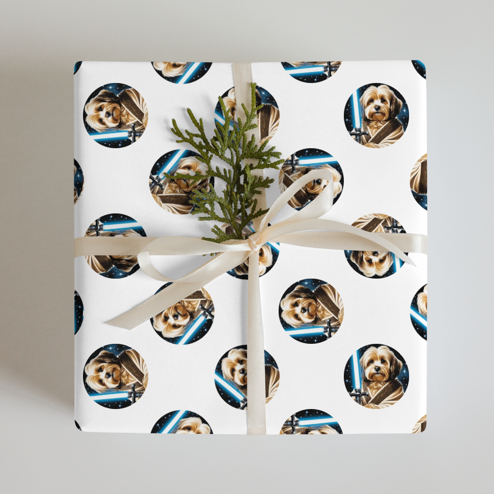 PugMug Custom Tan Havanese Dog Wrapping Paper