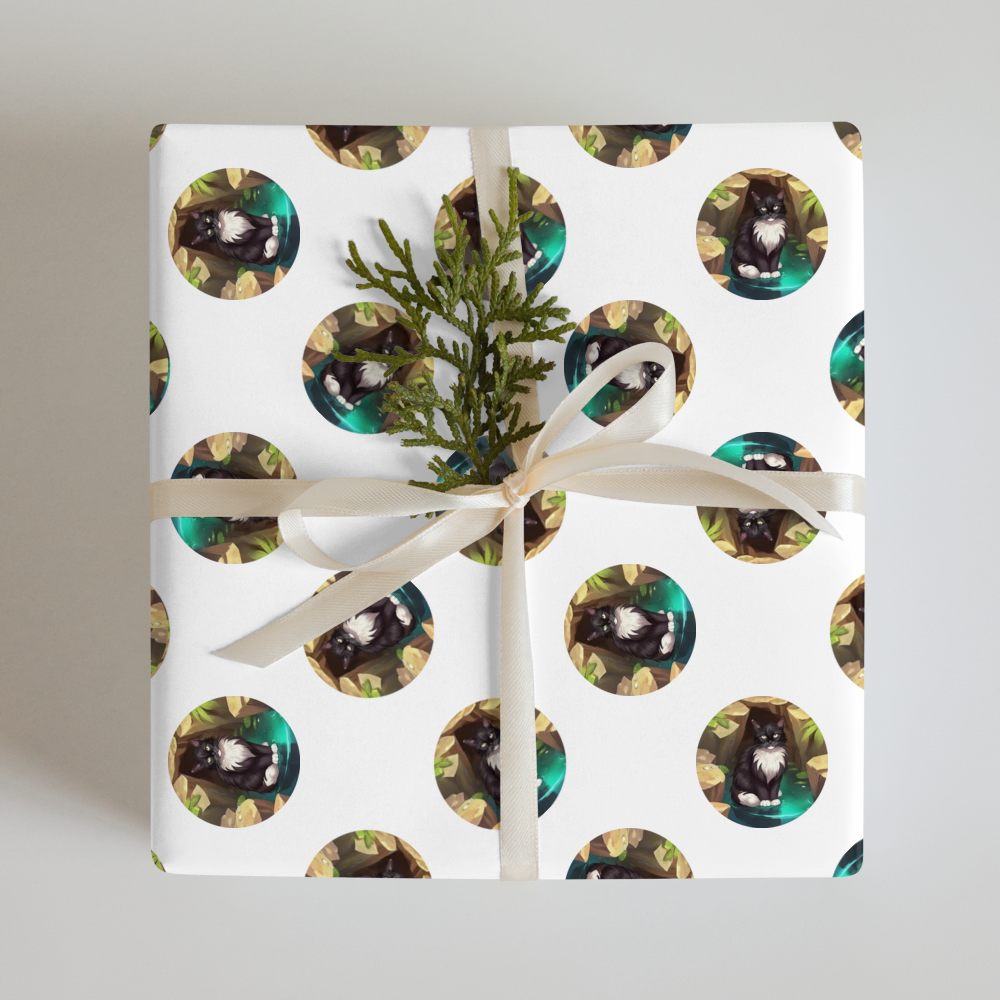 PugMug Custom Peerie Wrapping Paper