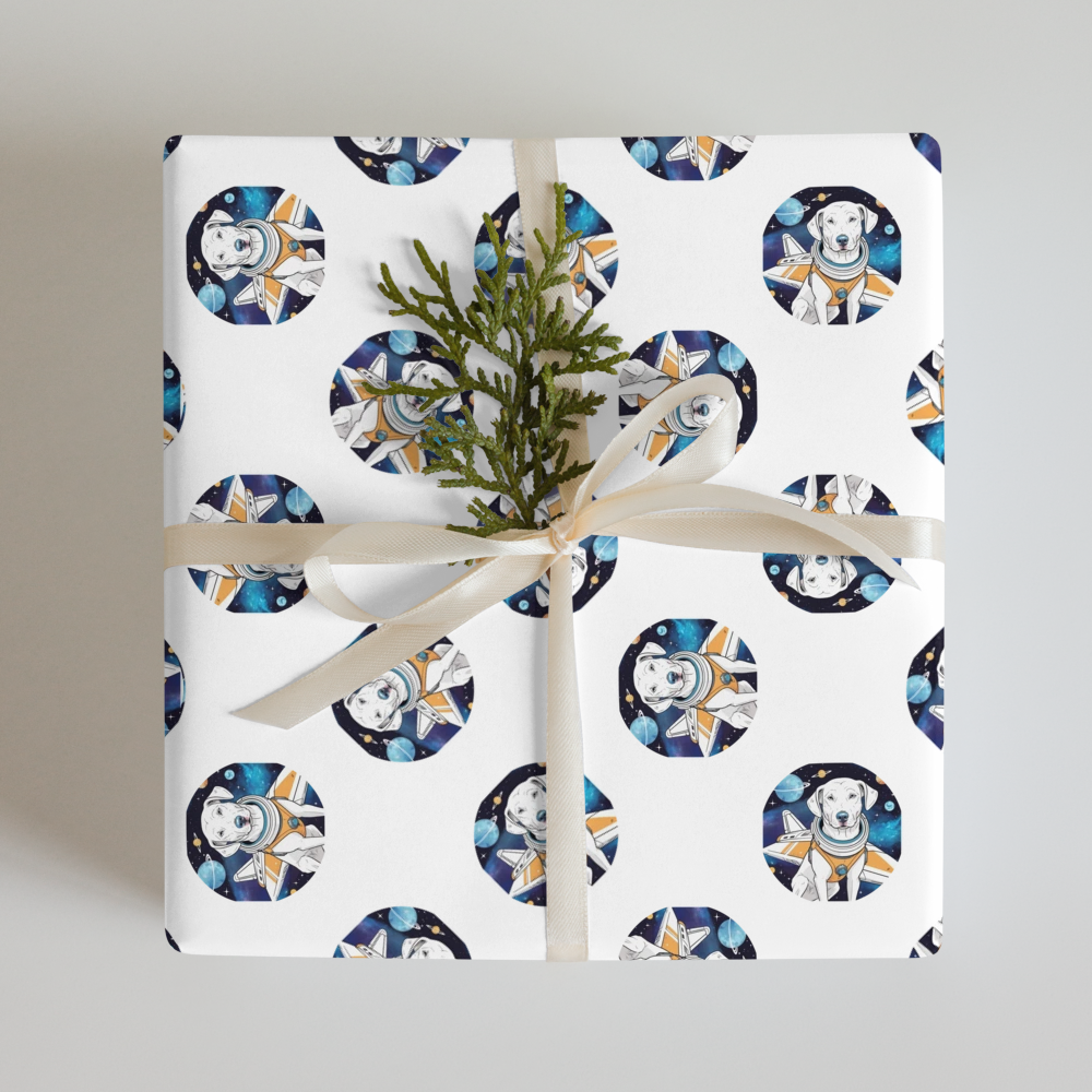 PugMug Custom Penny Wrapping Paper