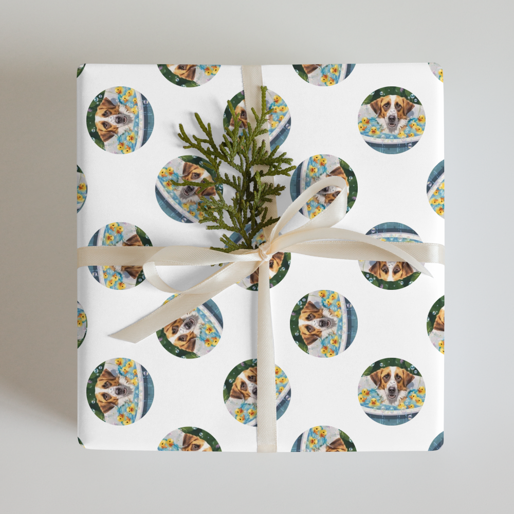 PugMug Custom Hazim Wrapping Paper