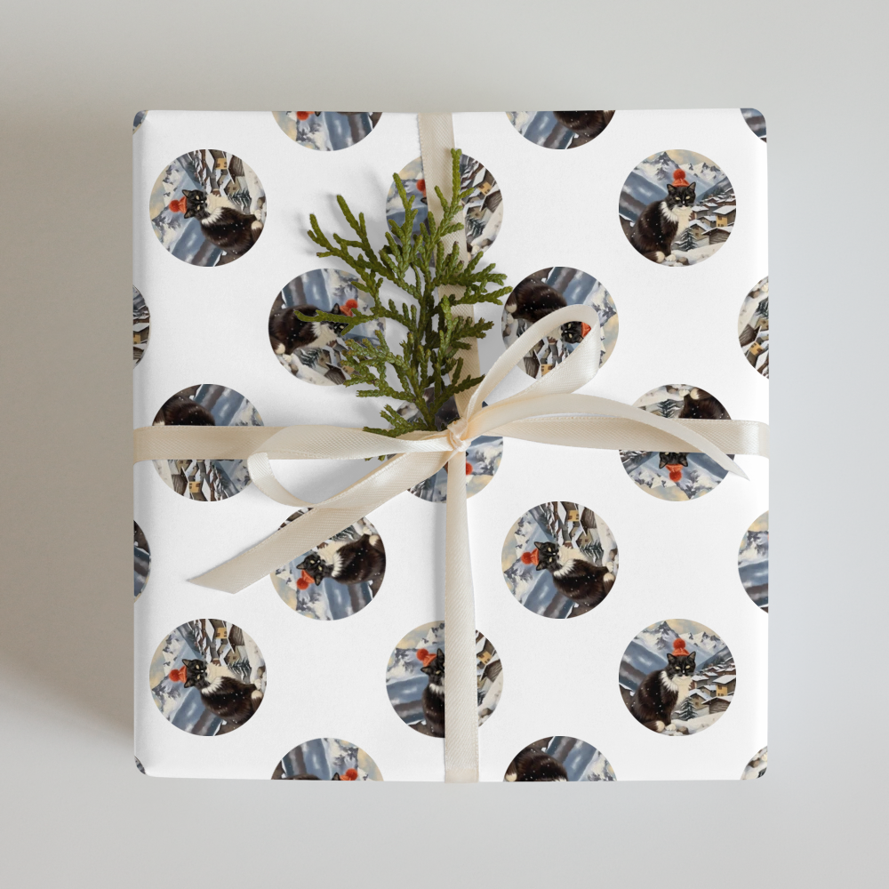 PugMug Custom Peerie Wrapping Paper