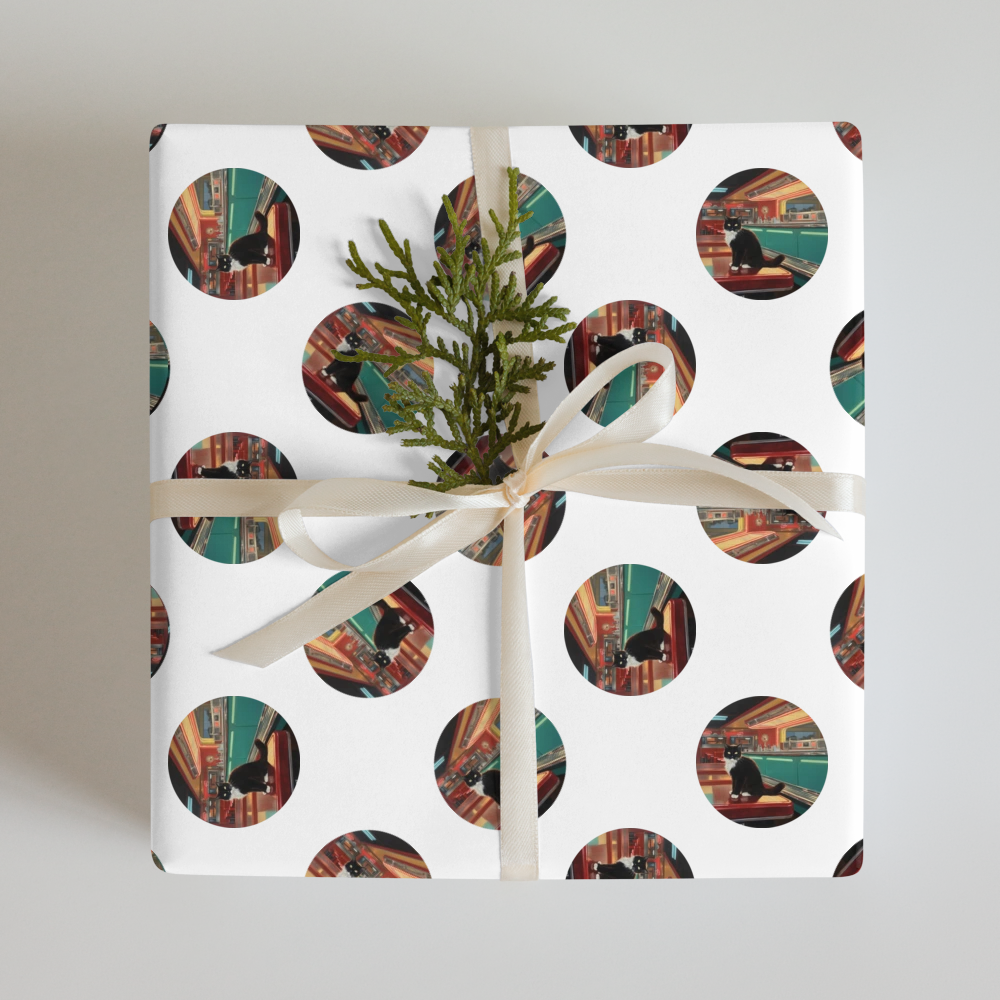 PugMug Custom Peerie Wrapping Paper