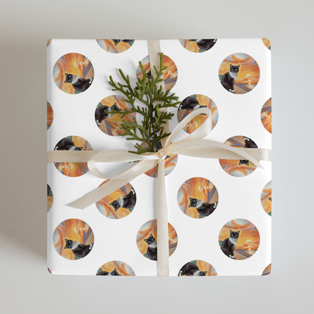 PugMug Custom Peerie Wrapping Paper
