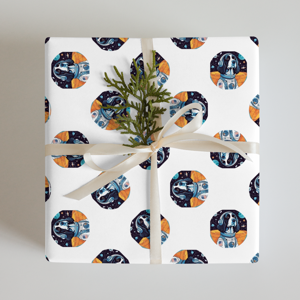 PugMug Custom English Springer Spaniel Wrapping Paper