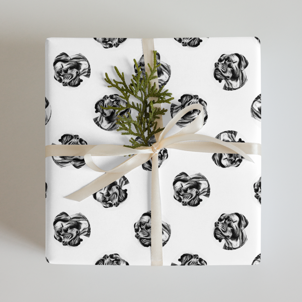 PugMug Custom Boxer Dog Wrapping Paper