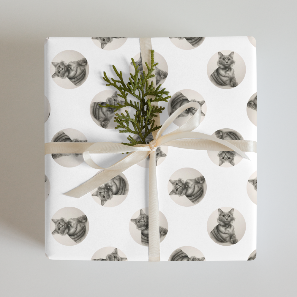 PugMug Custom Thumper Wrapping Paper