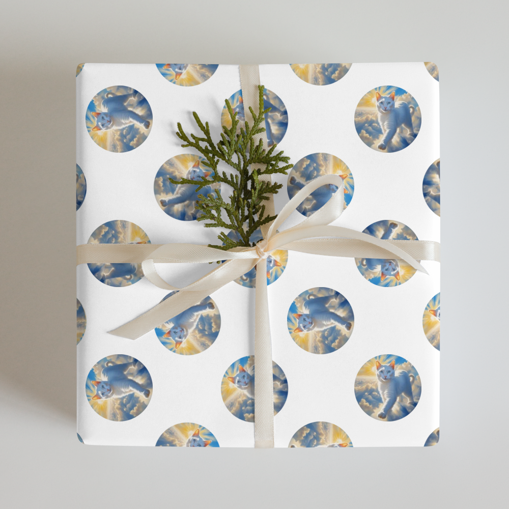PugMug Custom White Exotic Cat Wrapping Paper