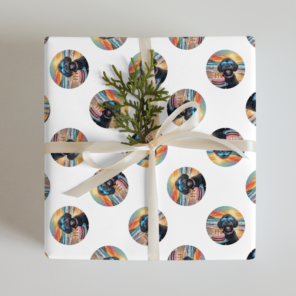 PugMug Custom Lily Wrapping Paper