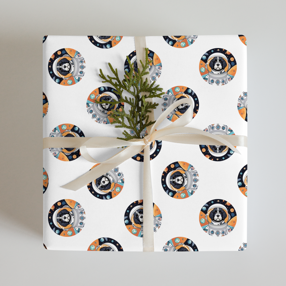 PugMug Custom Portuguese Water Dog Wrapping Paper