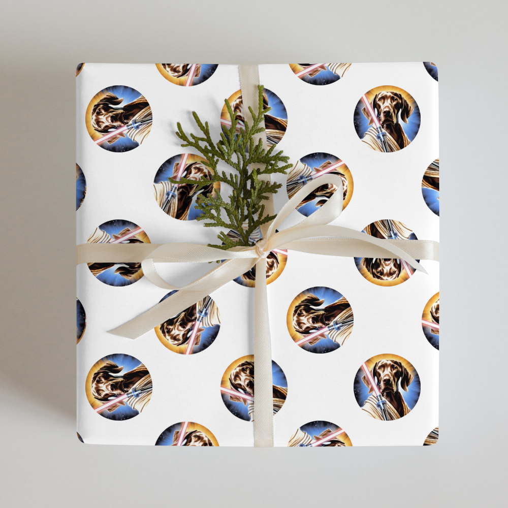 PugMug Custom Weimaraner Wrapping Paper