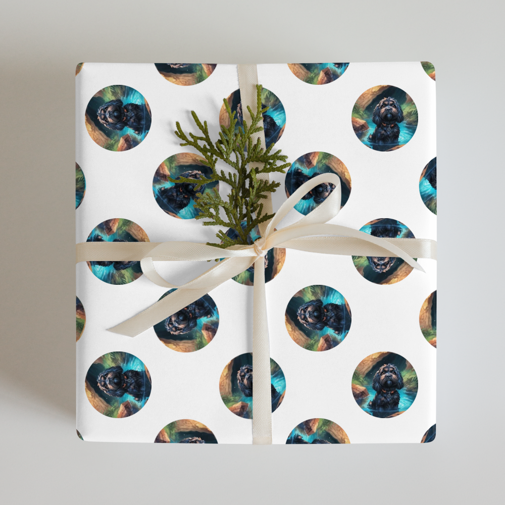 PugMug Custom Lily Wrapping Paper