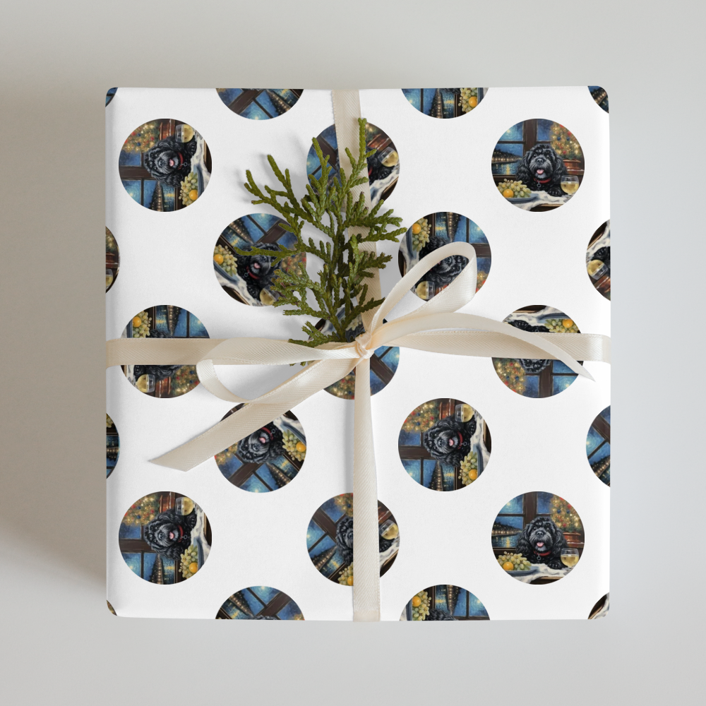 PugMug Custom Lily Wrapping Paper