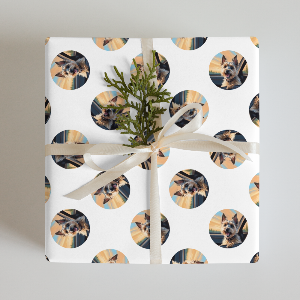 PugMug Custom Cairn Terrier Wrapping Paper