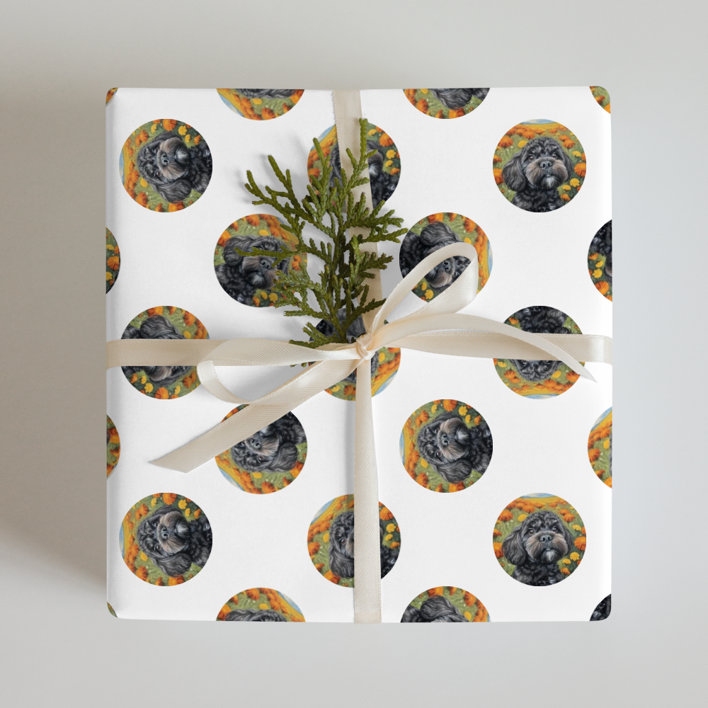 PugMug Custom Lily Wrapping Paper