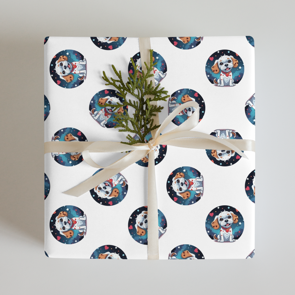 PugMug Custom Lily Wrapping Paper