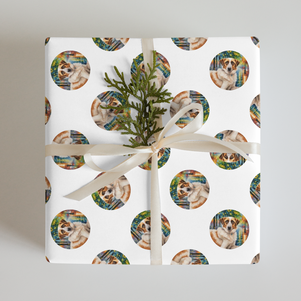 PugMug Custom Hazim Wrapping Paper
