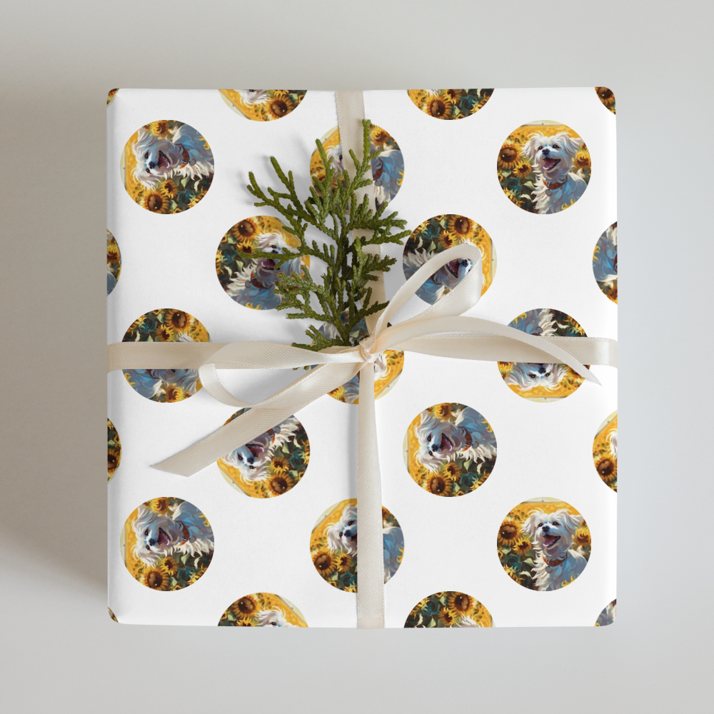 PugMug Custom Maltese Dog Wrapping Paper