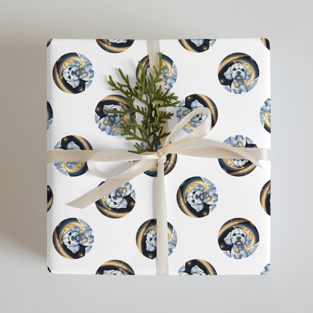 PugMug Custom Lily Wrapping Paper