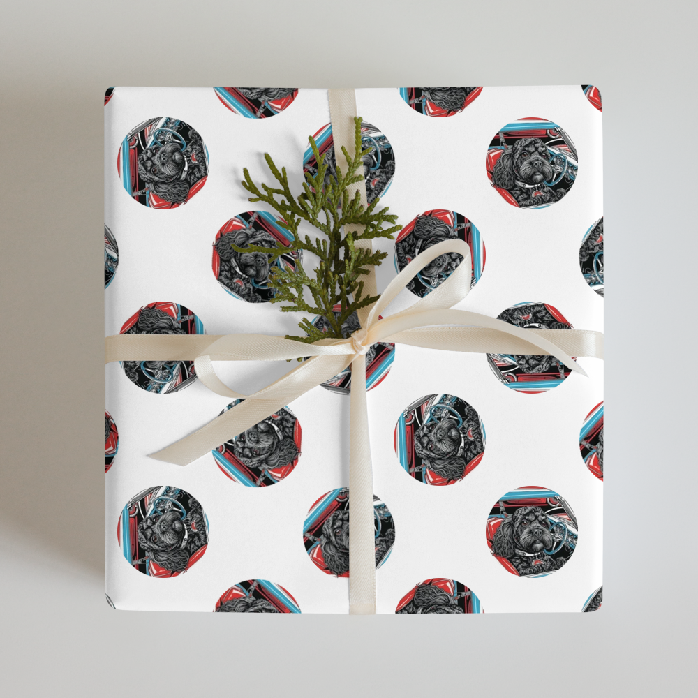 PugMug Custom Lily Wrapping Paper