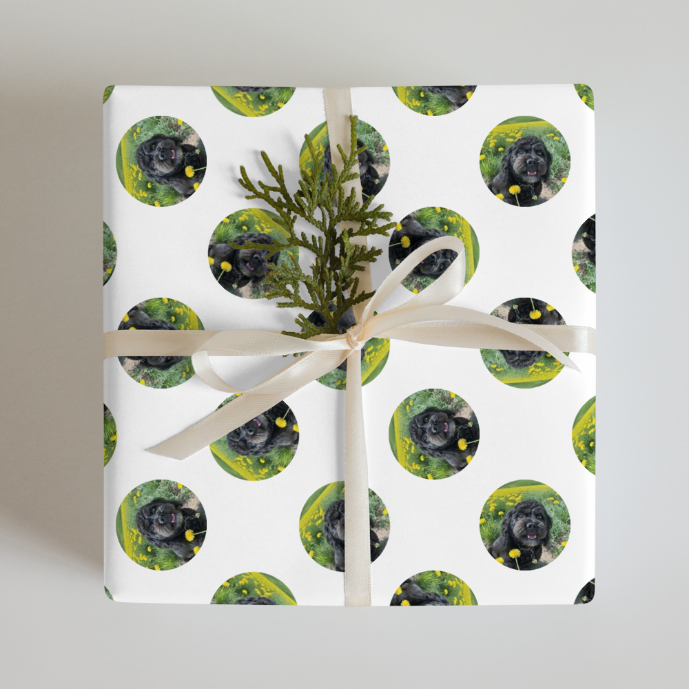 PugMug Custom Lily Wrapping Paper