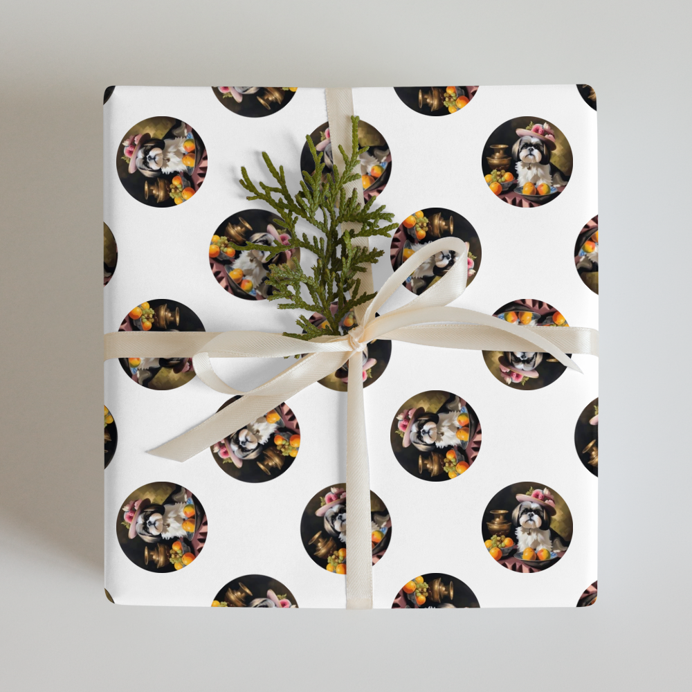 PugMug Custom Shih Tzu Wrapping Paper