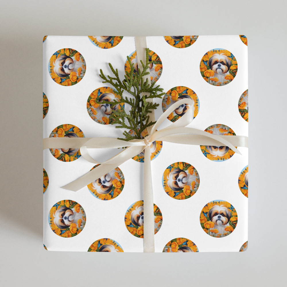 PugMug Custom Shih Tzu Wrapping Paper
