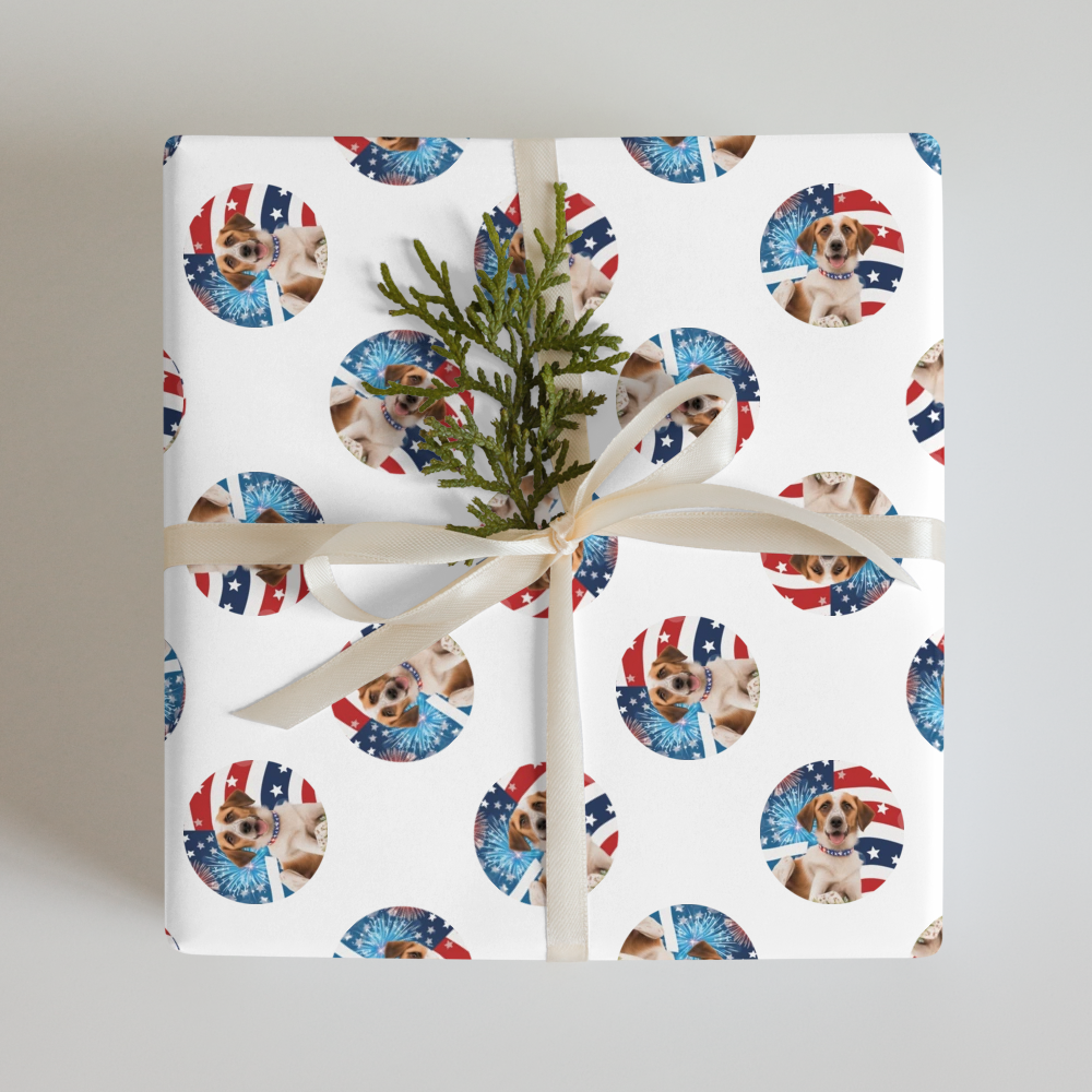 PugMug Custom Hazim Wrapping Paper