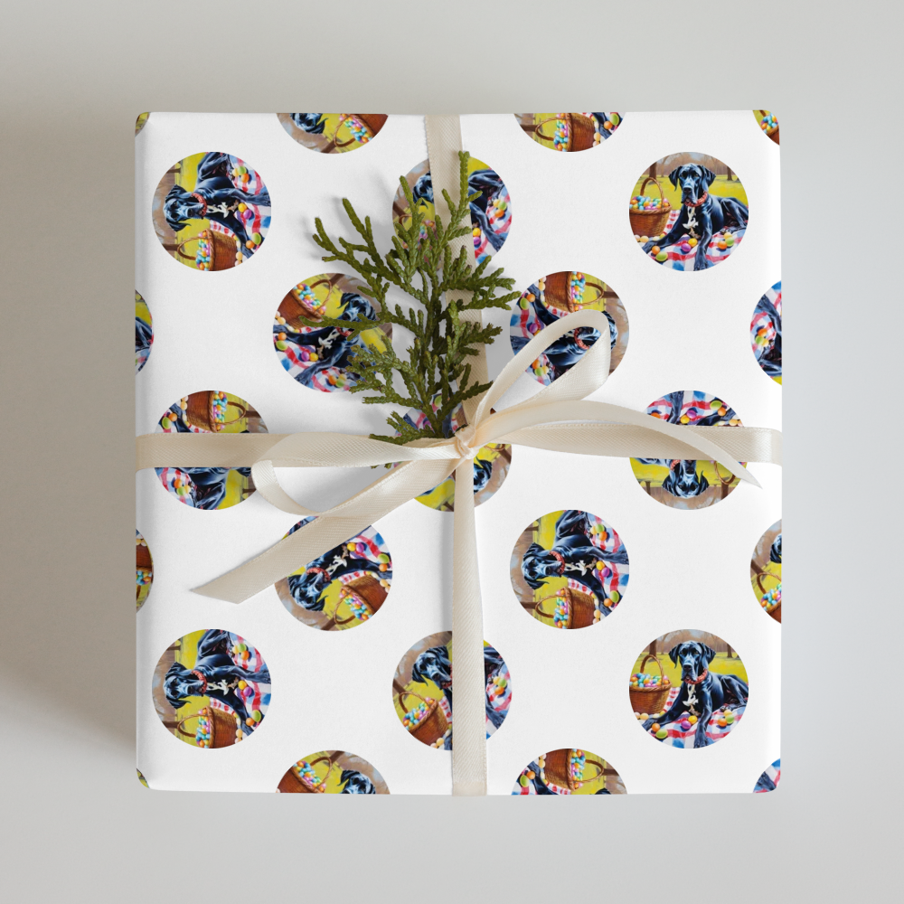 PugMug Custom Great Dane Wrapping Paper
