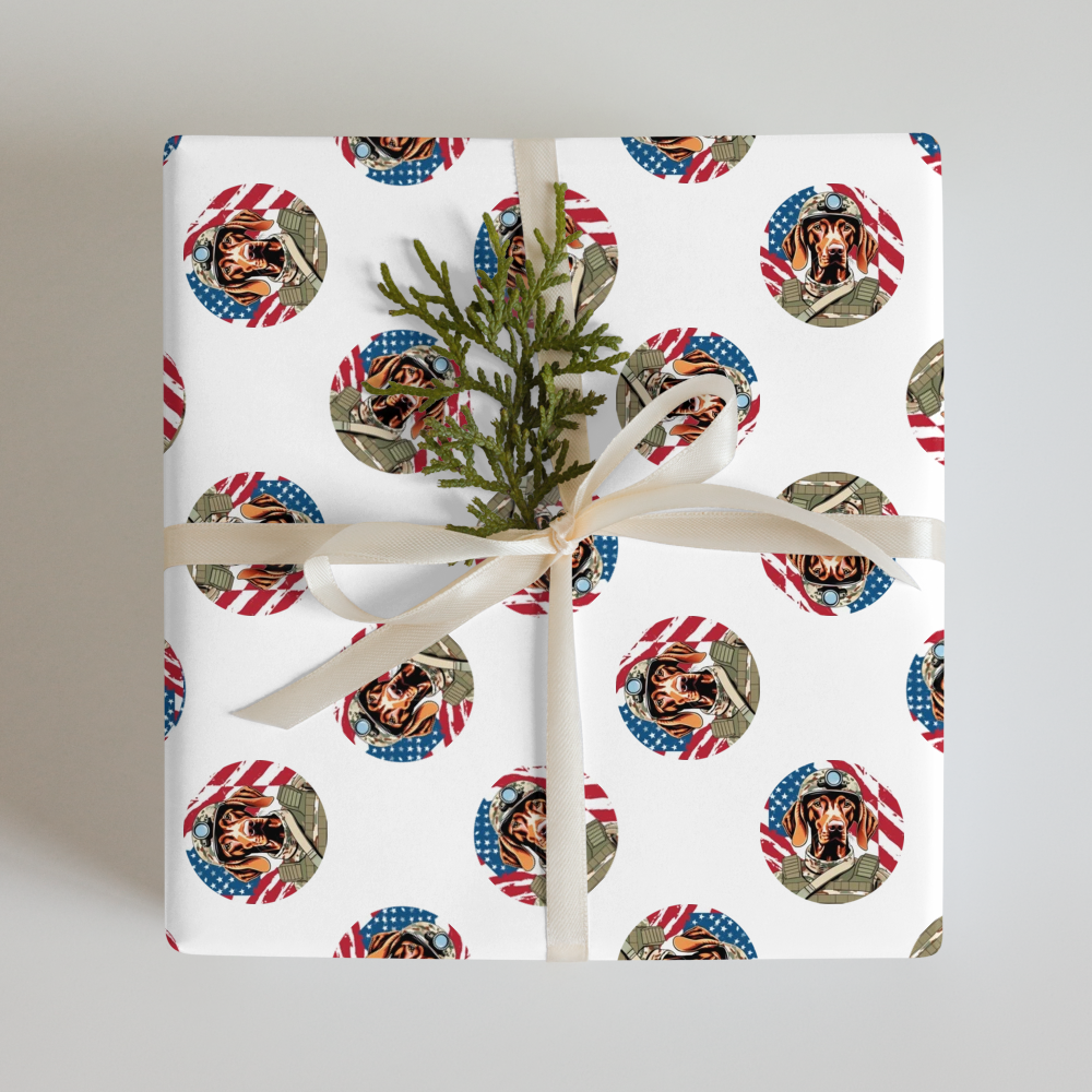 PugMug Custom Vizsla Wrapping Paper