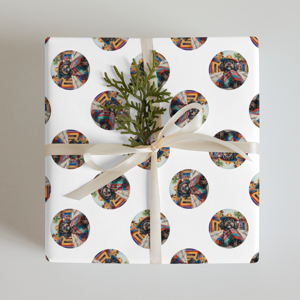 PugMug Custom Lily Wrapping Paper