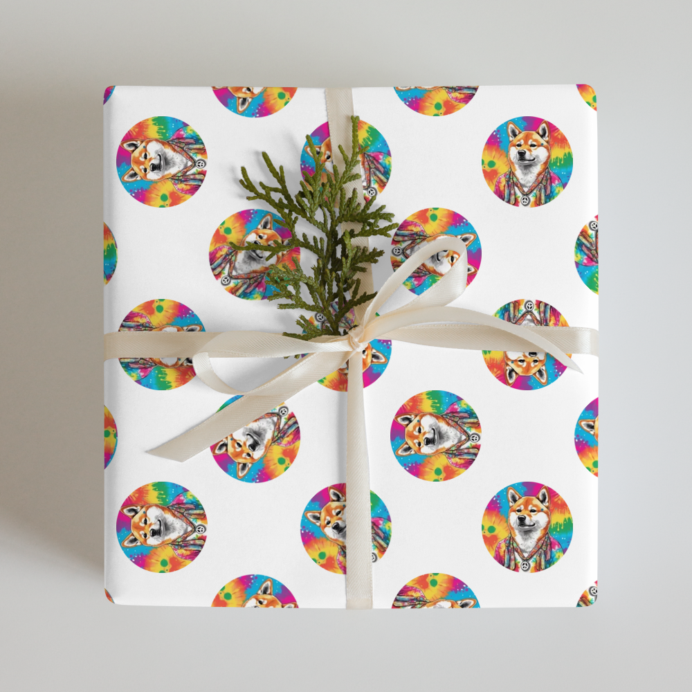 PugMug Custom Shiba Inu Wrapping Paper