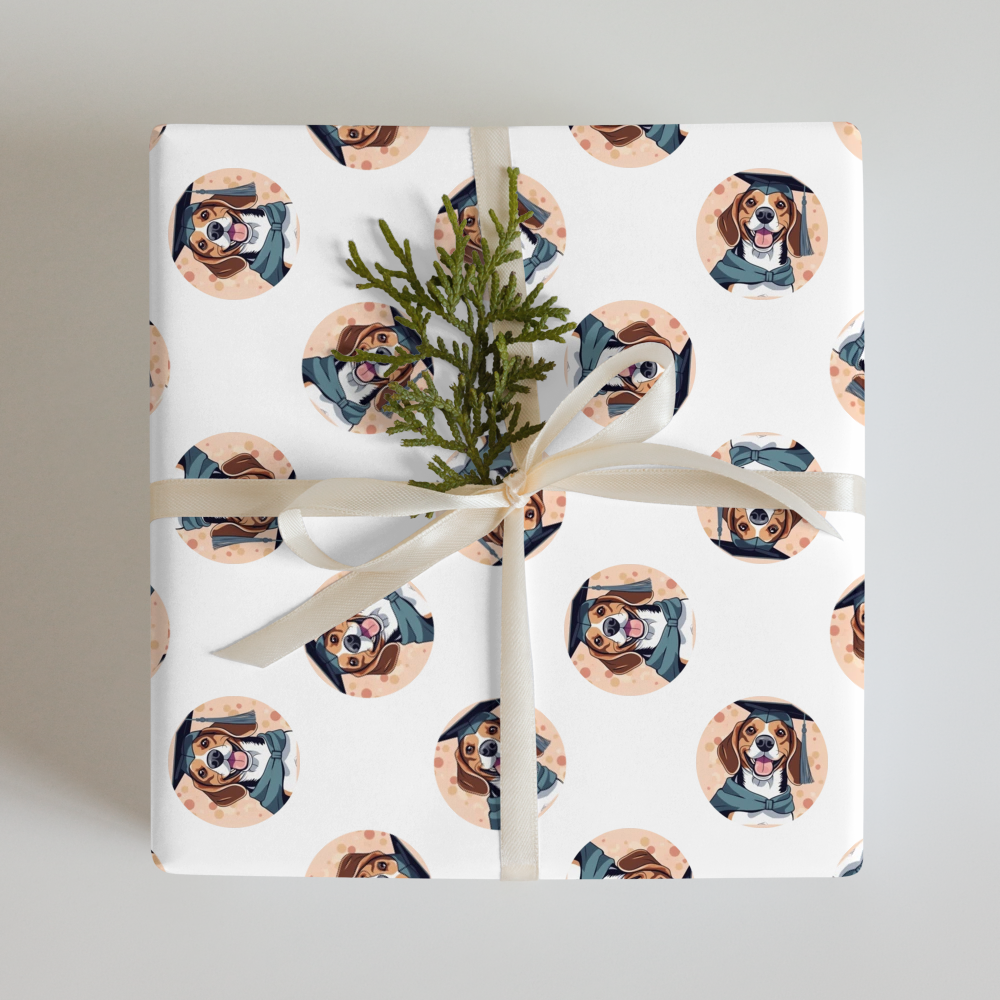 PugMug Custom Beagle Wrapping Paper