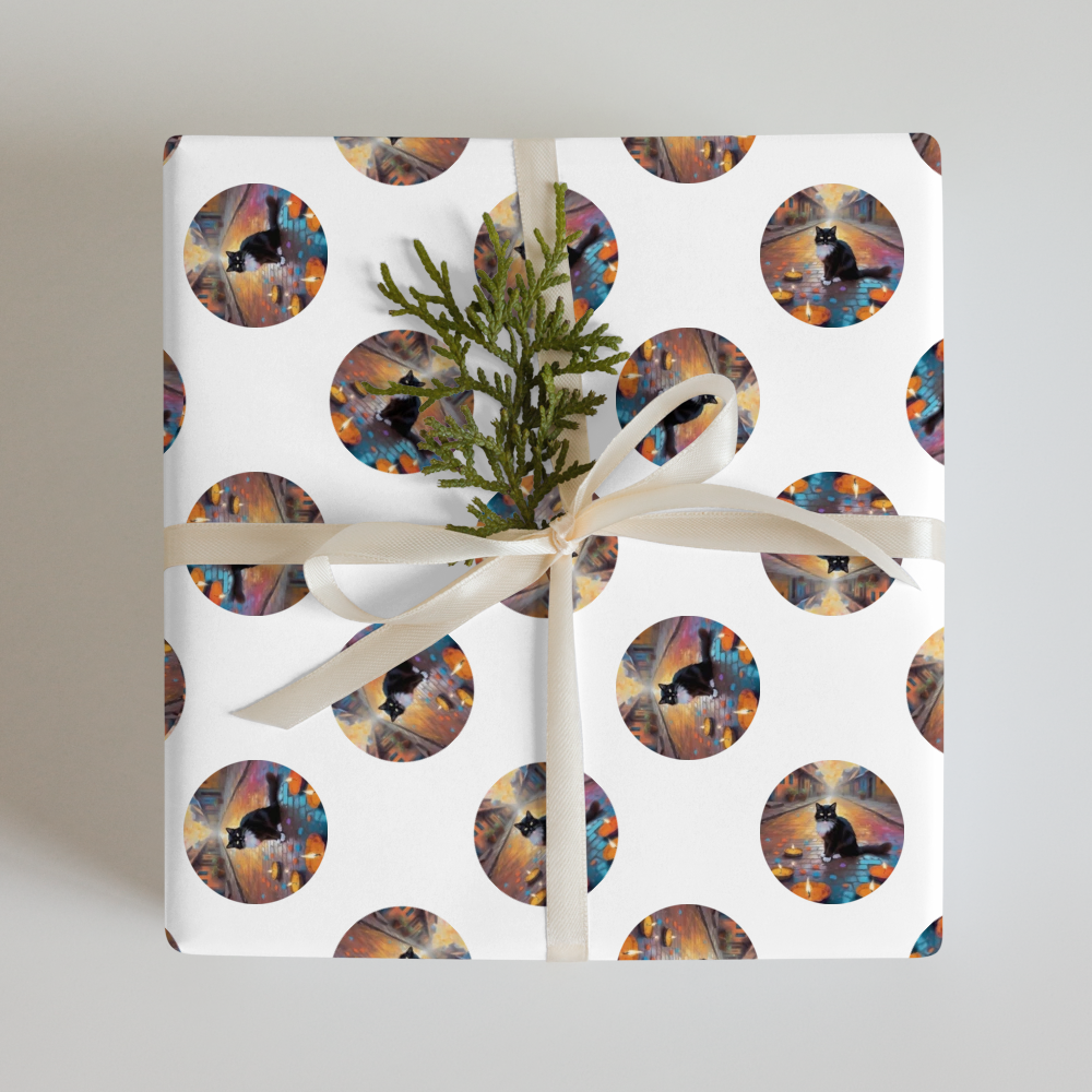 PugMug Custom Peerie Wrapping Paper