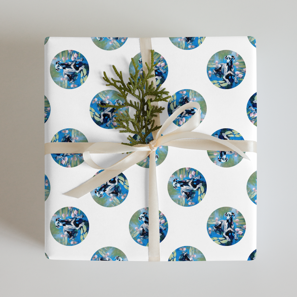 PugMug Custom Great Dane Wrapping Paper