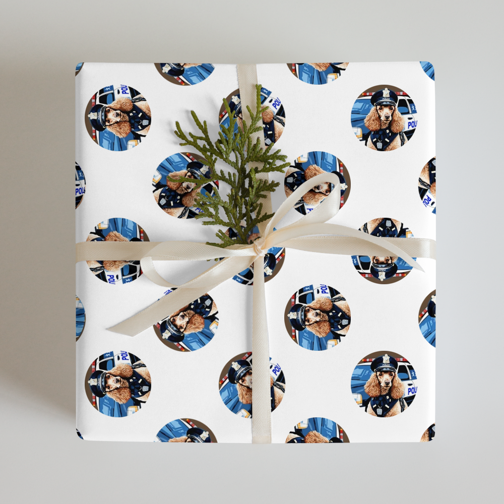 PugMug Custom Tan Poodle Wrapping Paper