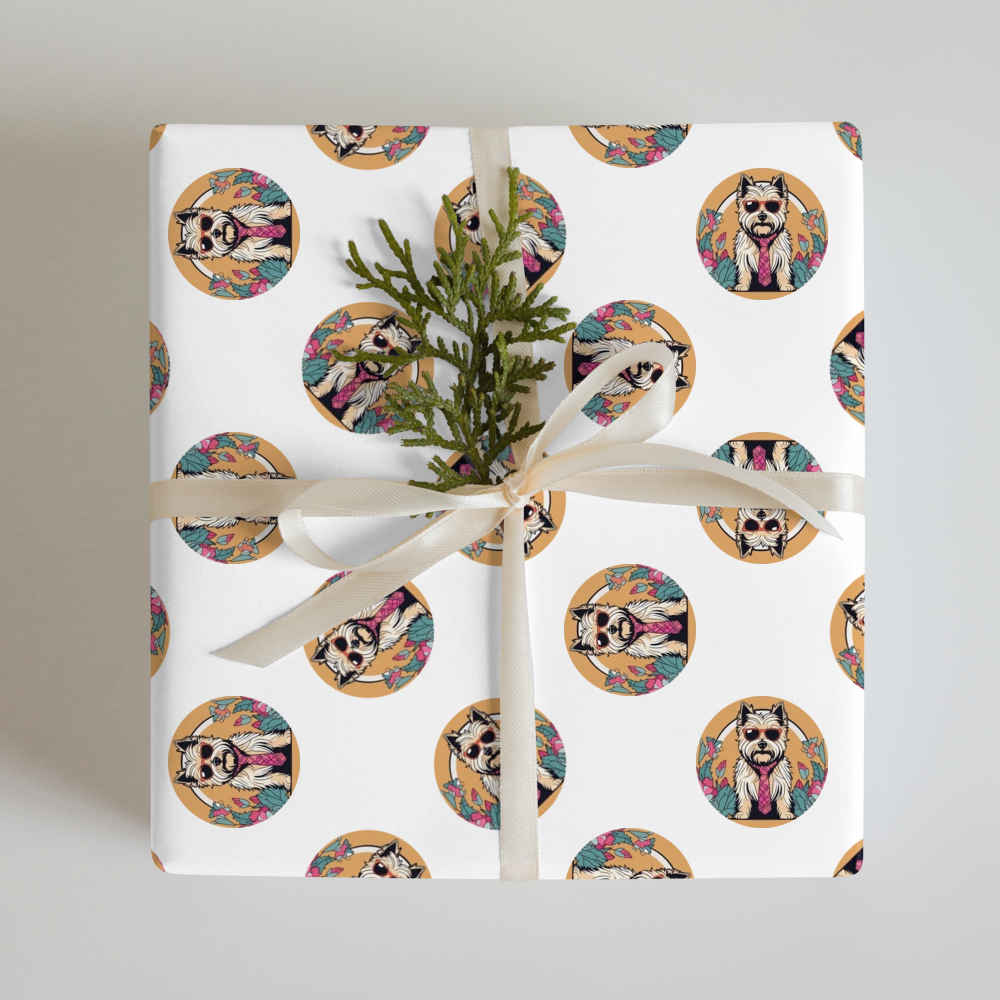 PugMug Custom Cairn Terrier Wrapping Paper