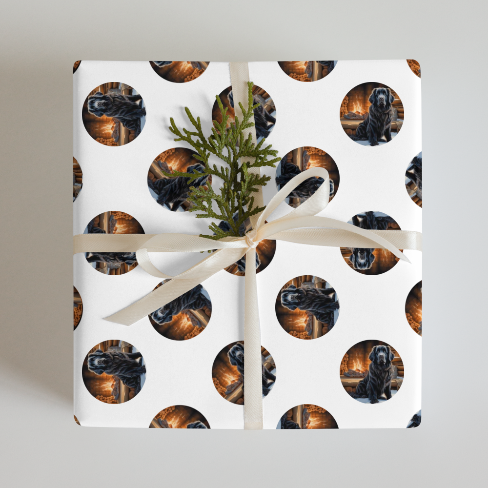 PugMug Custom Newfoundland Wrapping Paper