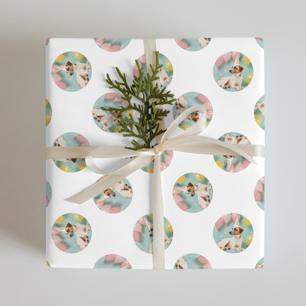 PugMug Custom Hazim Wrapping Paper
