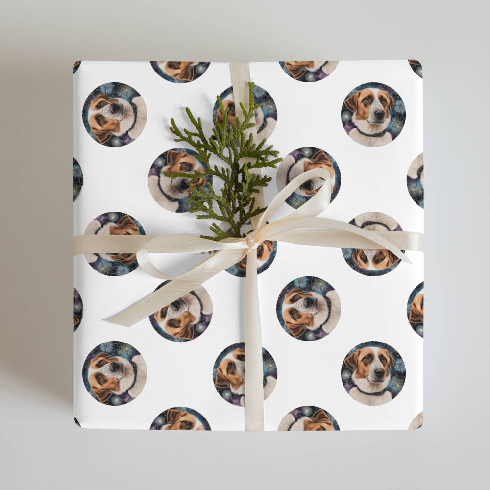 PugMug Custom Hazim Wrapping Paper