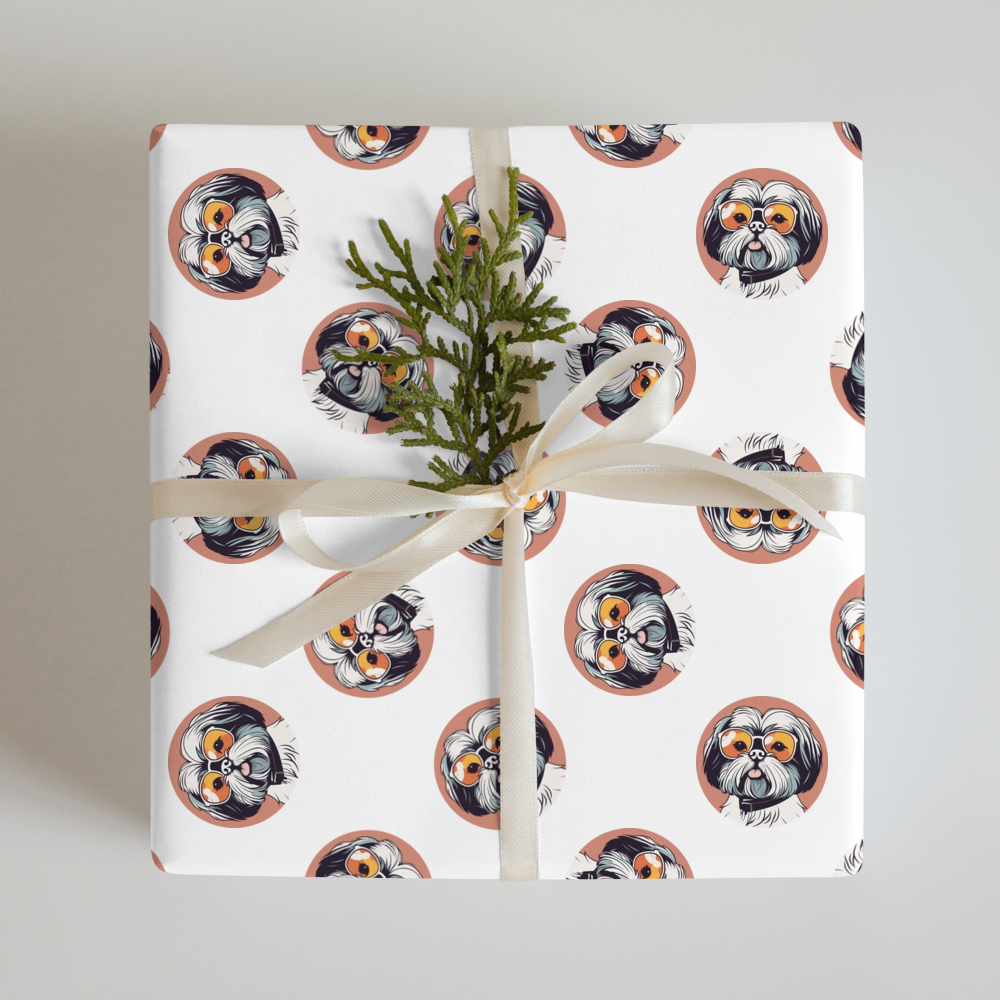 PugMug Custom Shih Tzu Wrapping Paper