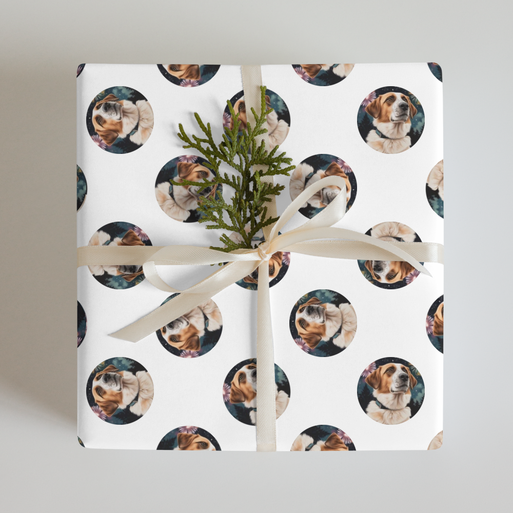 PugMug Custom Hazim Wrapping Paper