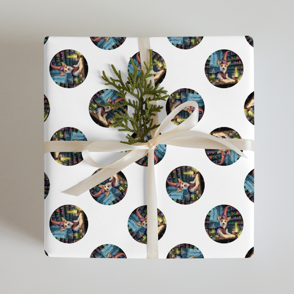PugMug Custom Luna Wrapping Paper