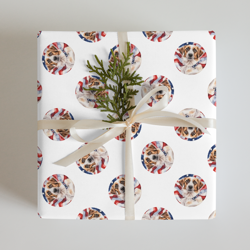 PugMug Custom Hazim Wrapping Paper