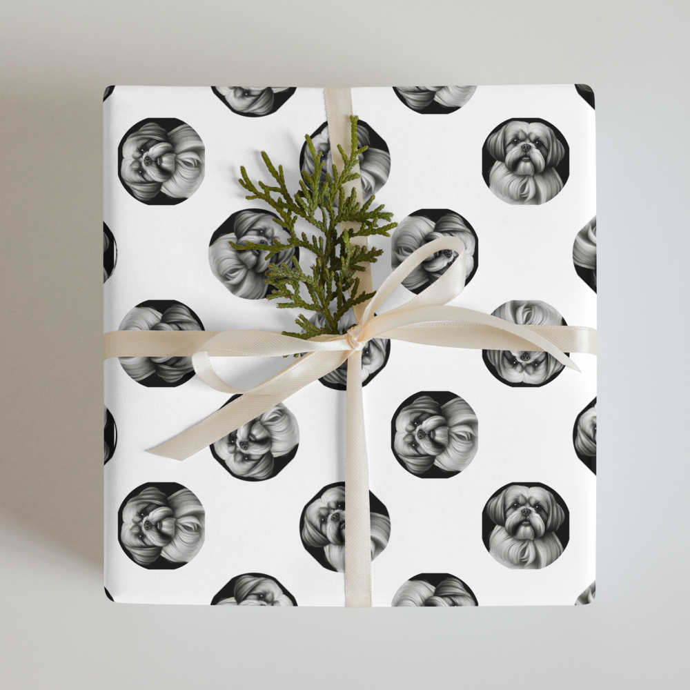 PugMug Custom Shih Tzu Wrapping Paper