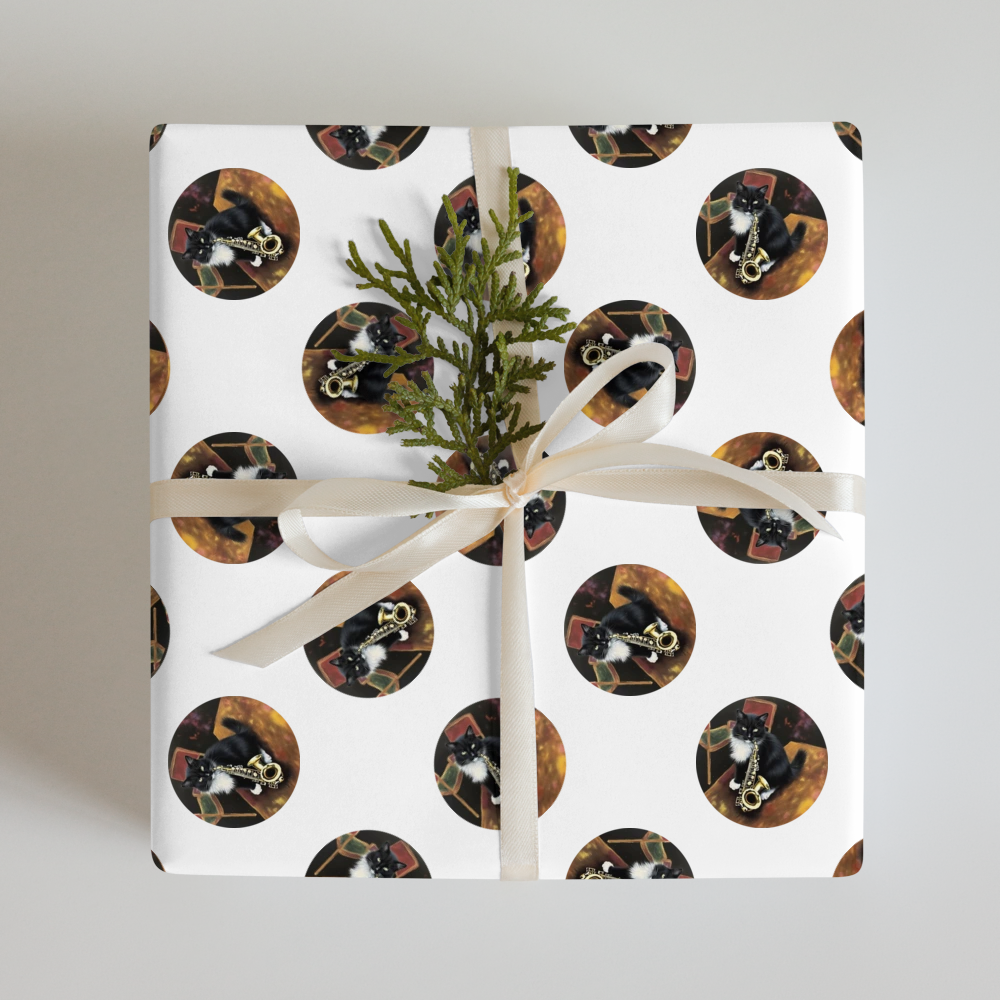 PugMug Custom Peerie Wrapping Paper