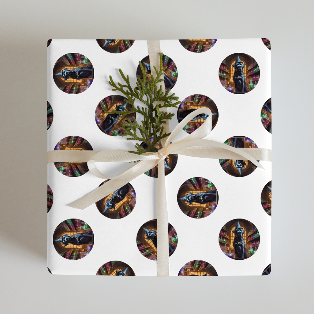 PugMug Custom Cane Corso Wrapping Paper