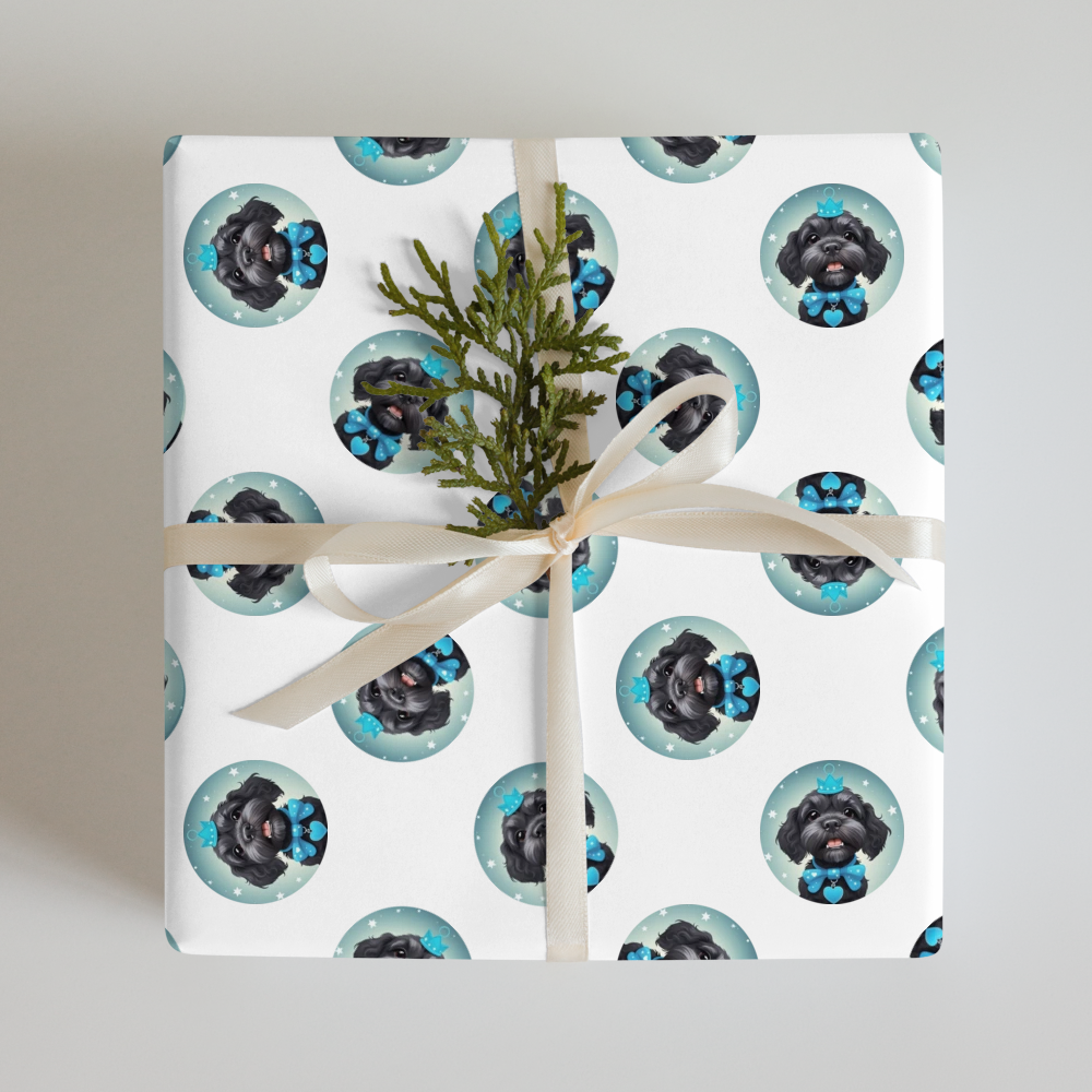 PugMug Custom Lily Wrapping Paper